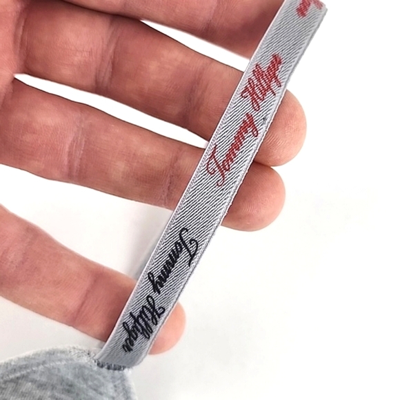 ⭐️2/ $30⭐️ Tommy Hilfiger Women's Bralette Wireless Heathered Grey Stripes Sz M - Picture 5 of 11